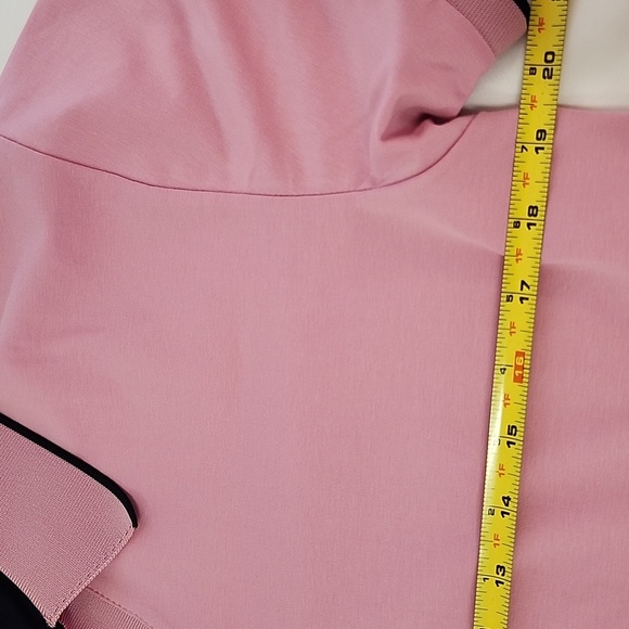 NICK DANGER Women's Pink Pull-Over Polo Shirt Golf Tennis Activewear Medium - Picture 3 of 7